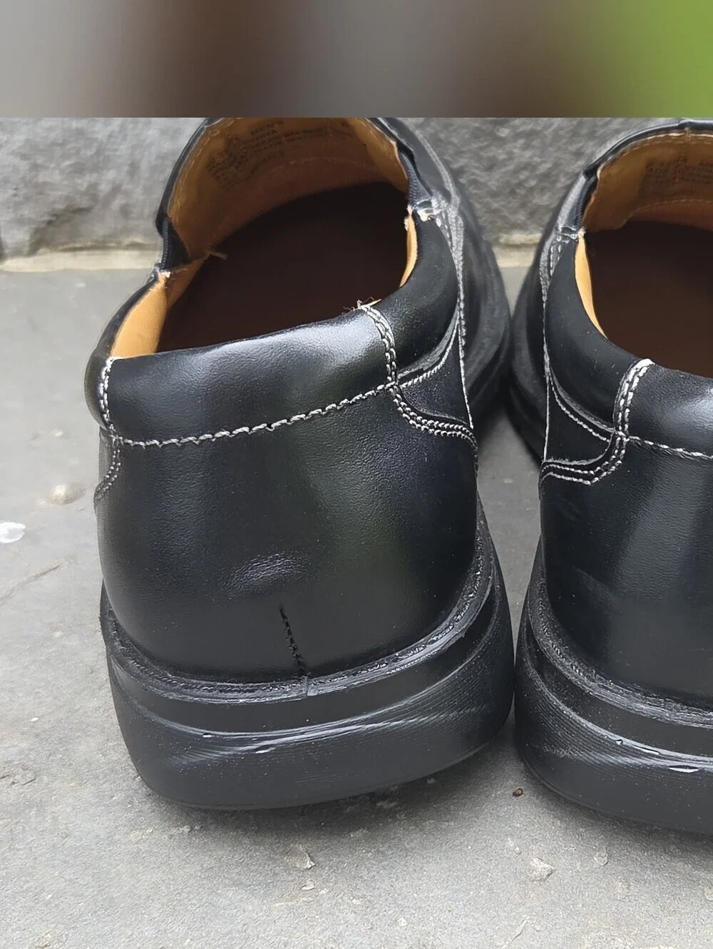 Dockers Calamar Black Leather Mens Dress Shoe Slip-on Loafer Size 8.5M